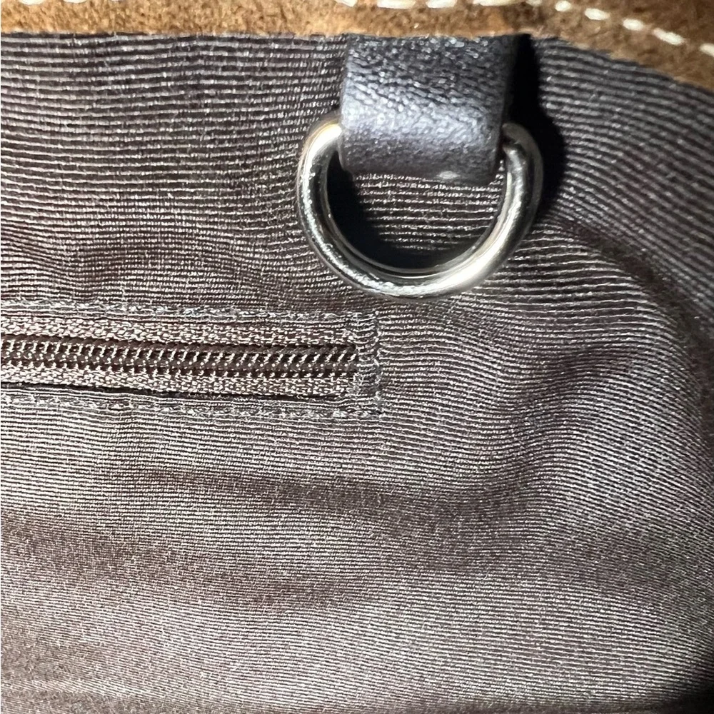 ❣️SALE❣️COACH Vintage SoHo Suede Leather & Jacquard Canvas, Gorgeous Condition - Picture 14 of 15